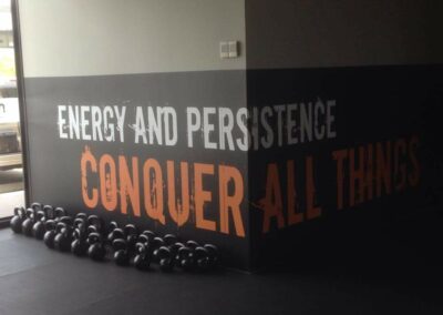 Gallery - Adverco gym wall