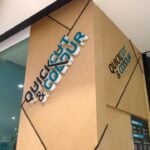 Adverco canvas printing salon sign