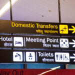 Sydney airport vehicle signage
